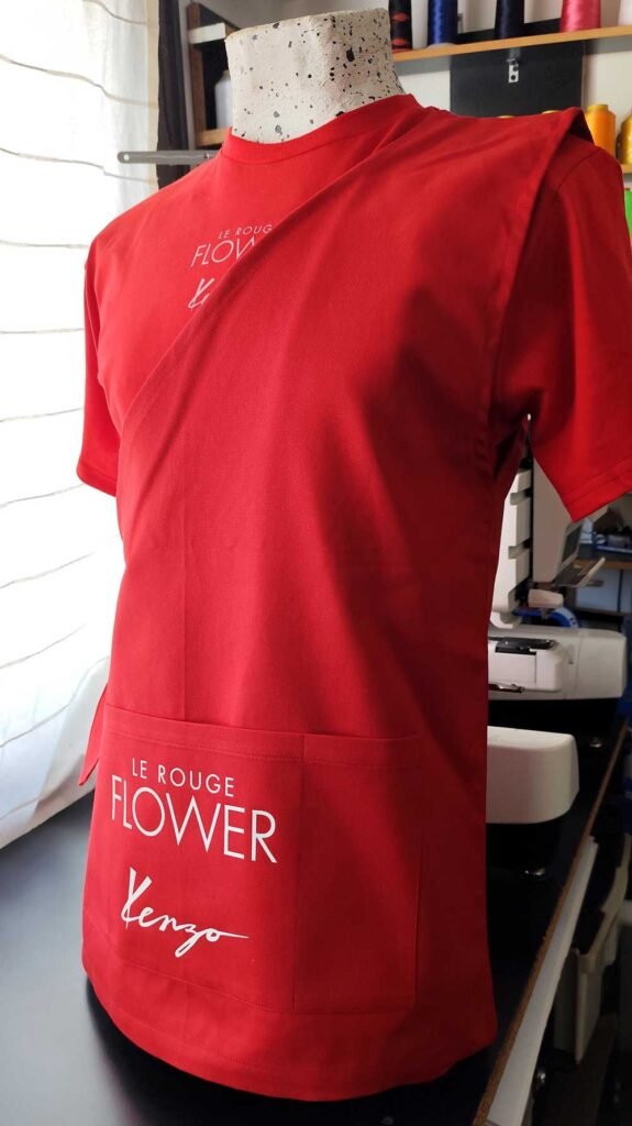 remera deantal flower kenzo
